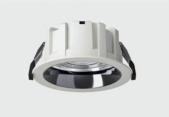 3.5 ίντσες Αμβλύ LED Downlights Ultra Thin 3000K Warm White Recessed Ceiling Lights για το Airpot Hotel School 15W 2000LM